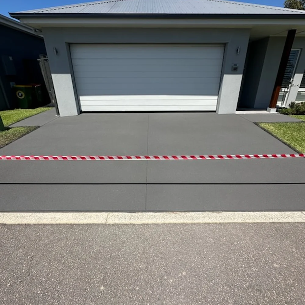 Driveway after P5 anti-slip resurfacing